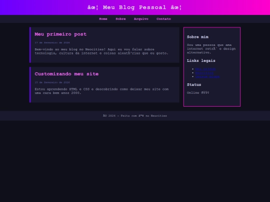 Website screenshot