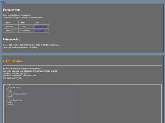 htmlteach screenshot