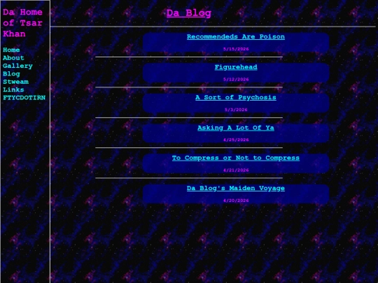 blog screenshot