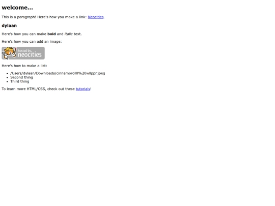 index screenshot