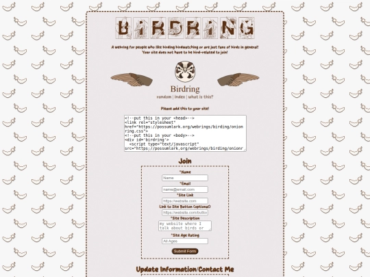 Website screenshot