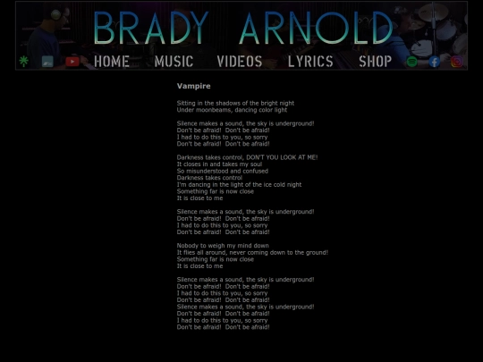 lyrics-vampire screenshot