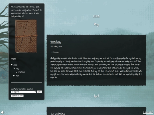 blog screenshot