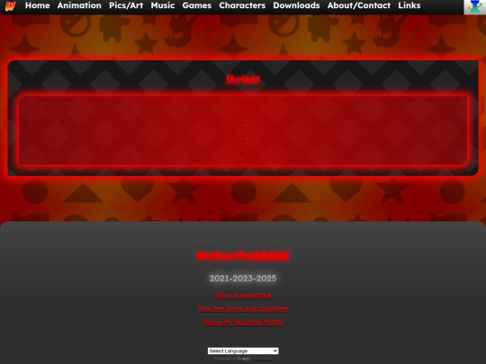 Website screenshot