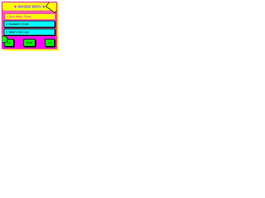 Musicplayer screenshot