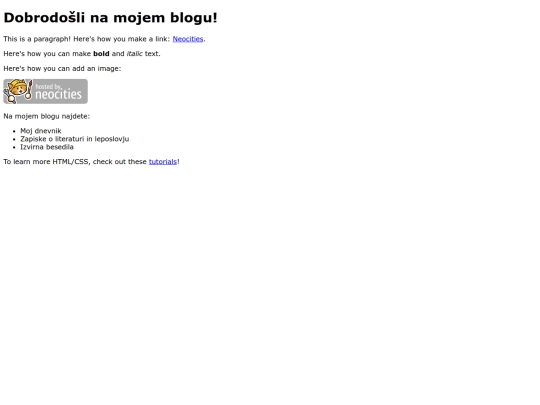 index screenshot