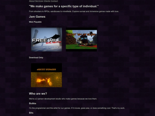 Website screenshot