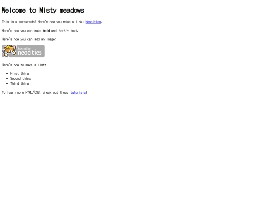 index screenshot