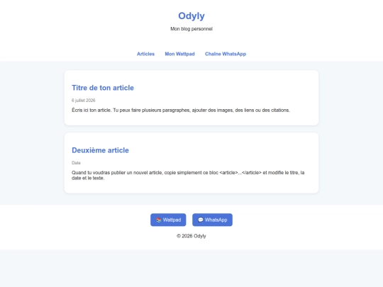 denlyolivier@gmail.com/Blog screenshot