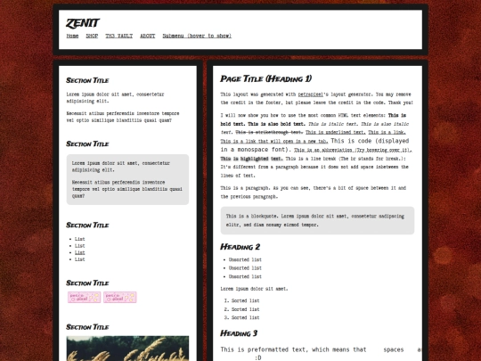 Website screenshot