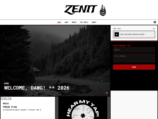 Website screenshot