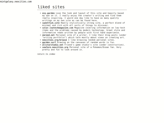 Single_Pages/liked_sites screenshot