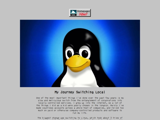 Blog/linux screenshot