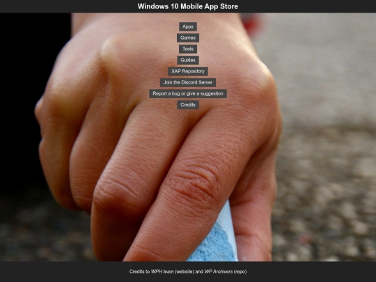 wp7 screenshot