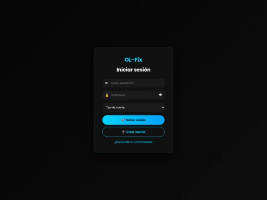 login screenshot