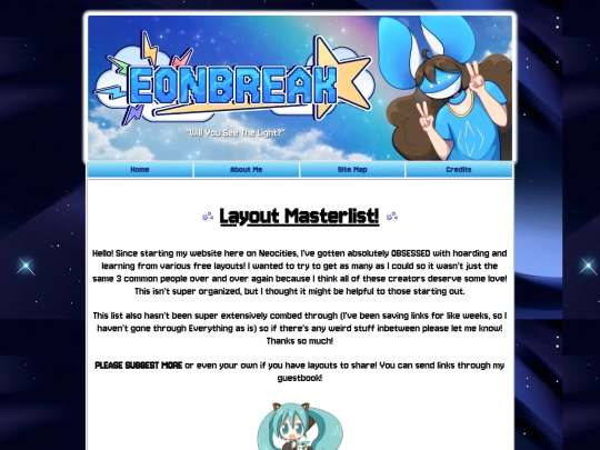 miscellaneous/layoutmasterlist screenshot