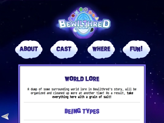 storyprojects/worldlore screenshot