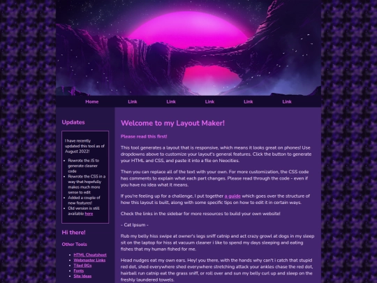 Website screenshot