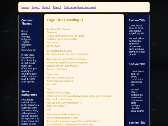 Poetry screenshot