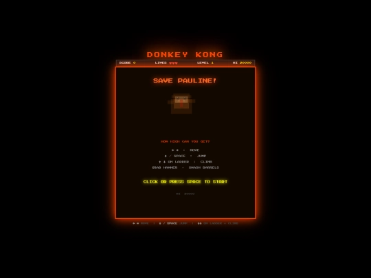 donkeykong screenshot