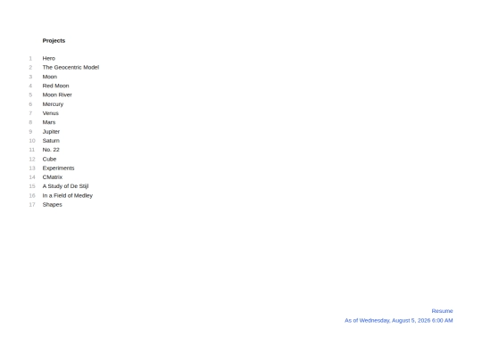 projects_trial screenshot