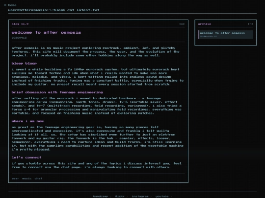 blog screenshot