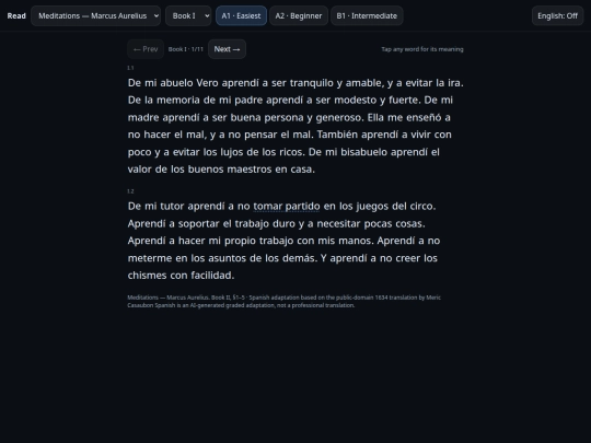 reader screenshot