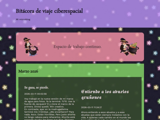 es/blogs/bitacora screenshot