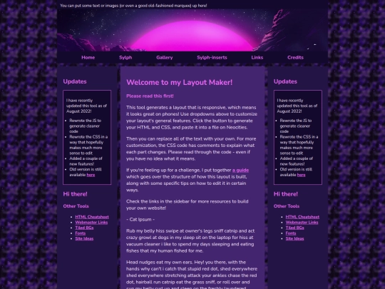 Website screenshot