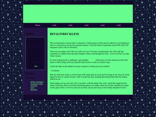 Website screenshot