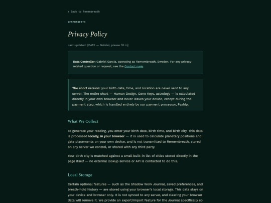 privacy screenshot