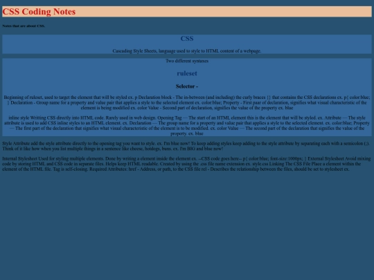 Notes/Coding/CSS-code-notes screenshot