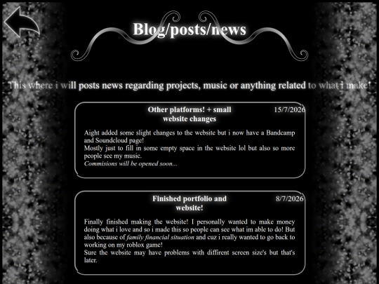 Pages/Posts screenshot