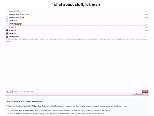 chat screenshot