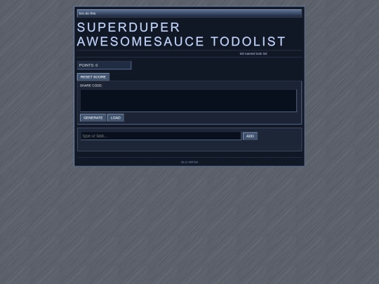 todo screenshot