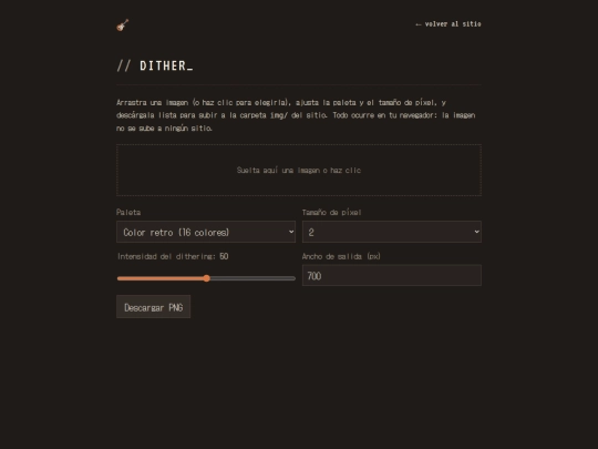 dither screenshot