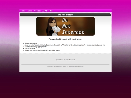 Website screenshot