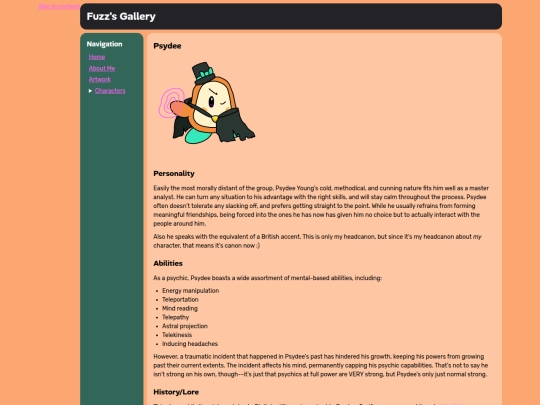 Website screenshot