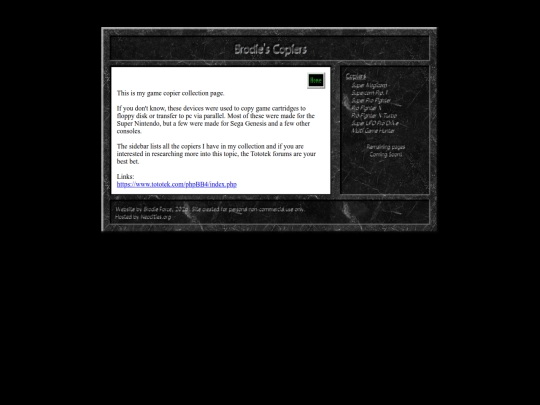 Website screenshot