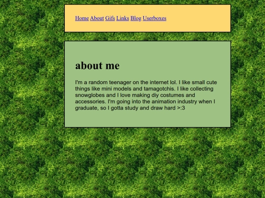 aboutme screenshot