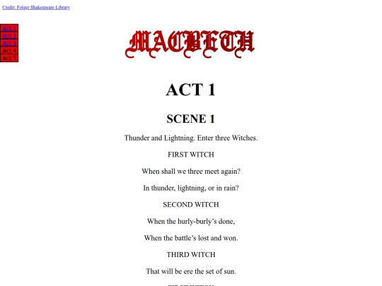 macbethplay screenshot