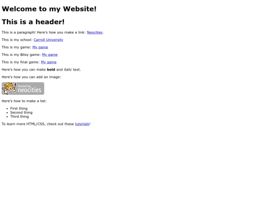 Website screenshot