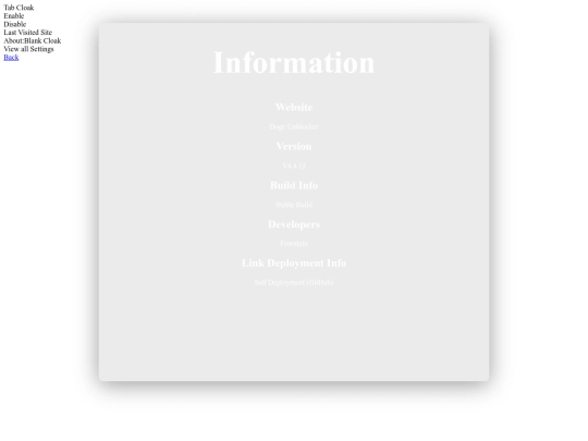 static/info screenshot