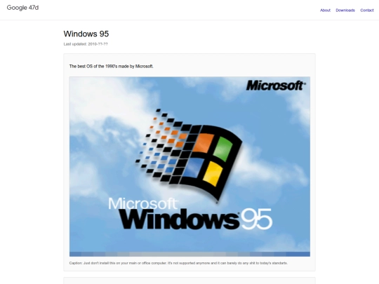 windows95 screenshot