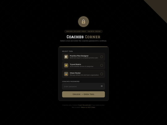 coaches-gate screenshot