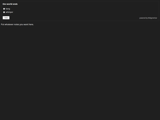 poll screenshot