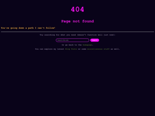 not_found screenshot