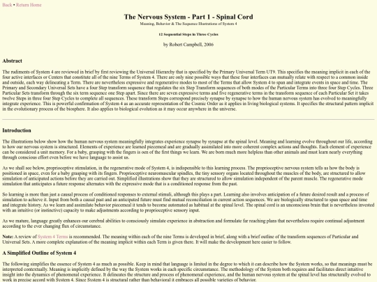 The Nervous System - Part 1 - Spinal Cord