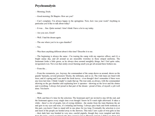 writing/psychoanalysis screenshot
