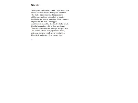 writing/silents screenshot